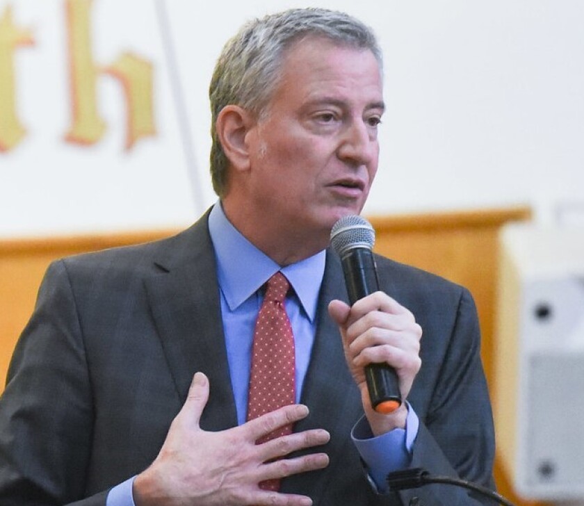 De Blasio warns of $4B gap for next fiscal year