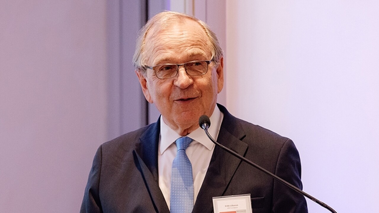 Erkki Liikanen of the IFRS Foundation