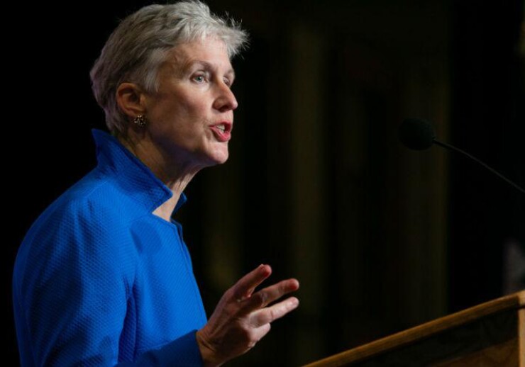 Sue Kelly, president of the American Public Power Association.