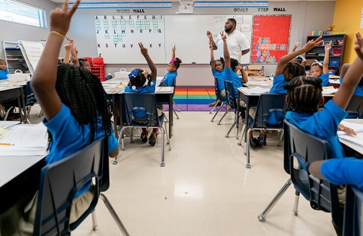 IDEA Public Schools classroom in 2018.