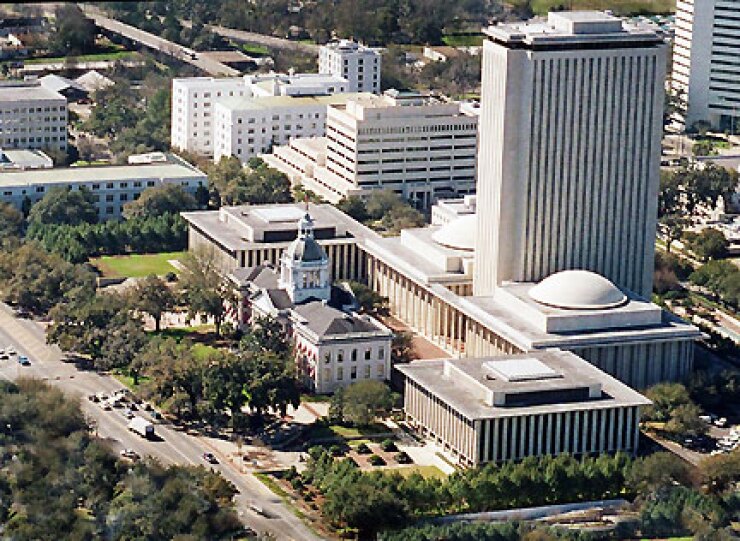 The Florida Capitol Complex in Tallahassee.