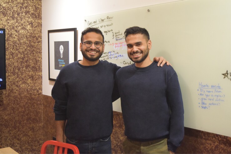 Kaushik (left) and Saumik Tiwari, founders of Better Financial
