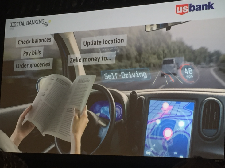 The Internet of Things will be all about self-driving cars to let you do things better off done at home.