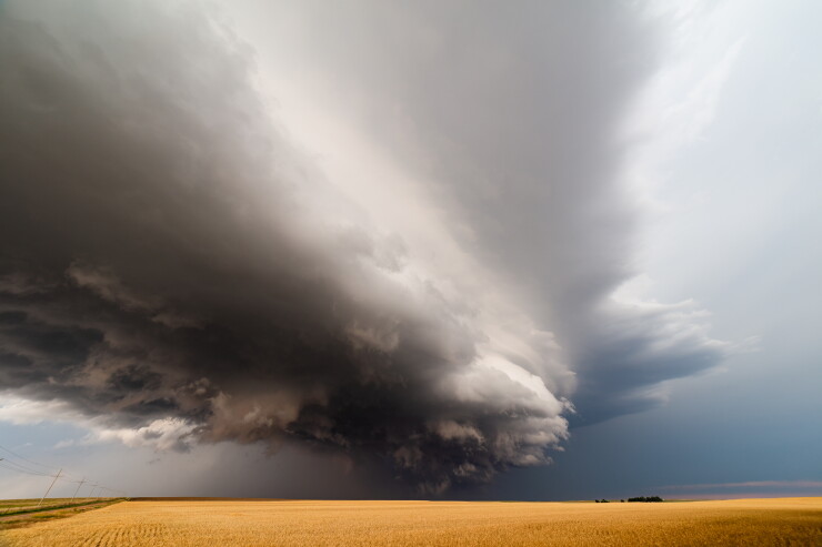 Storm clouds forming