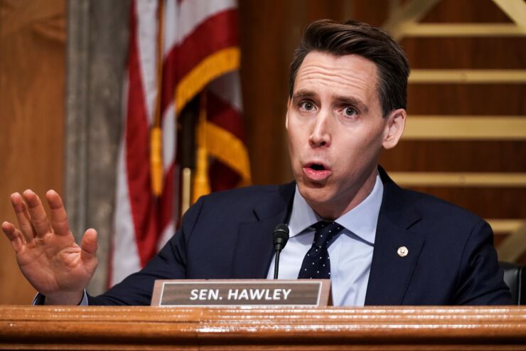 The trade groups' decisions come as Sens. Josh Hawley, R-Mo., and Ted Cruz, R-Texas, face mounting criticism for comments questioning the integrity of President-elect Joe Biden's victory and encouraging pro-Trump protesters.