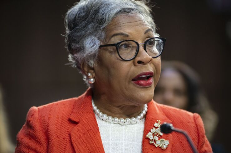 Rep. Joyce Beatty of Ohio, chairwoman of the House Committee on Financial Services' Diversity and Inclusion subcommittee.