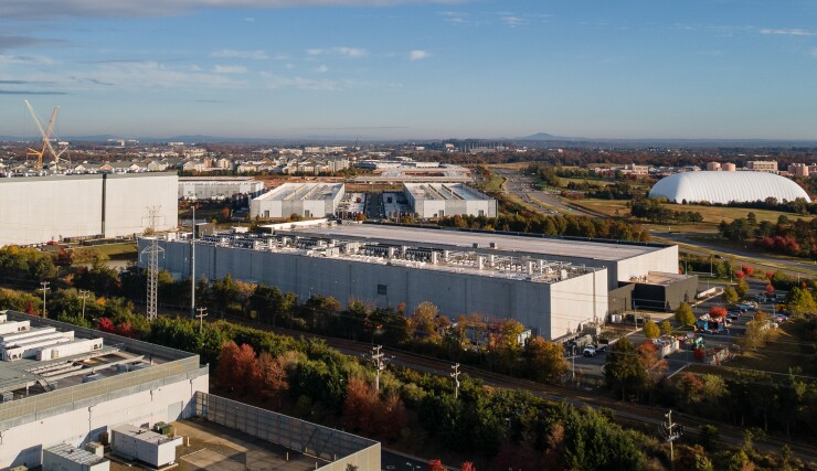 A Meta Platforms Inc. data center in Ashburn, Virginia