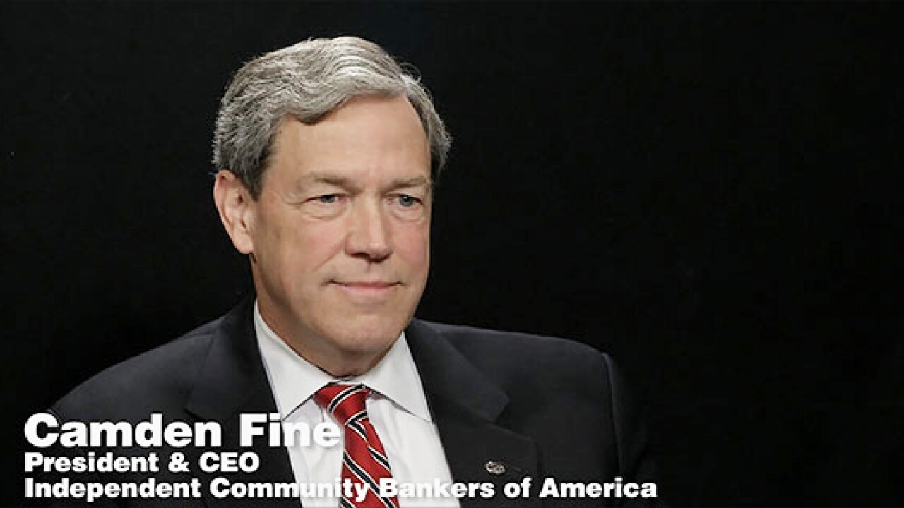 Thumbnail for Video: Washington Is Turning Bankers into Busybodies: ICBA's Cam Fine