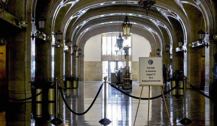 Interior of Chicago's City Hall
