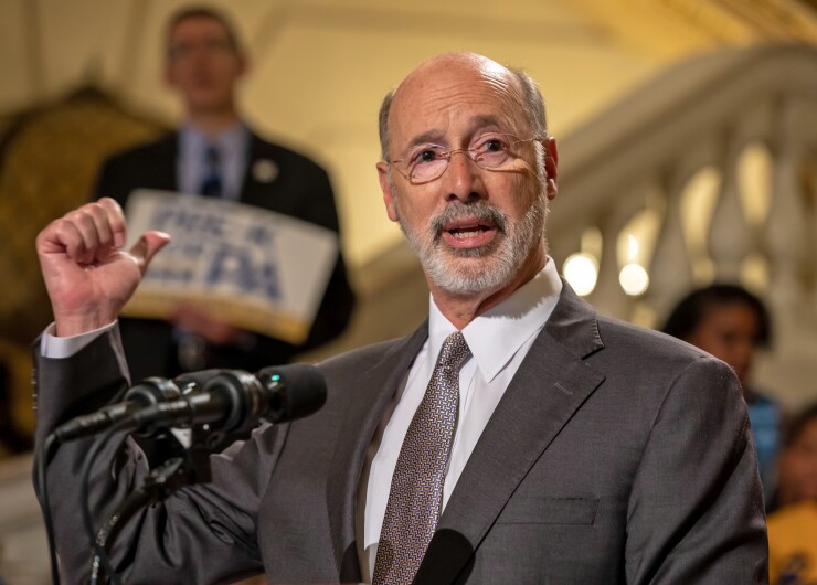 Pennyslvania Gov. Tom Wolf on June 28. 2019.