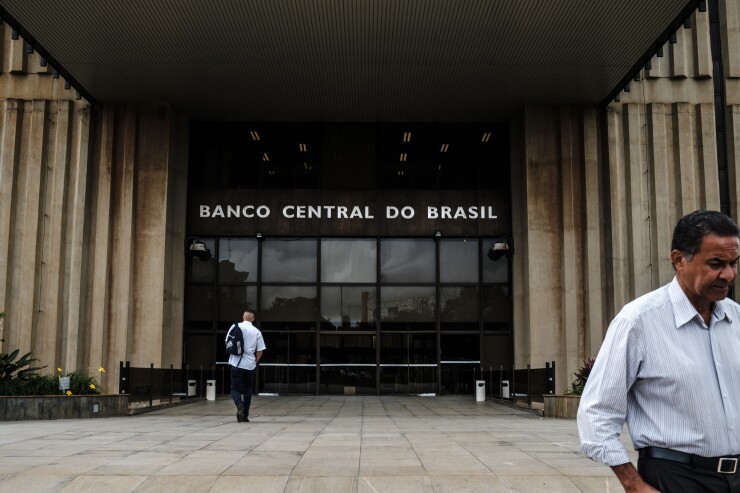 The Central Bank of Brazil headquarters in Brasilia.