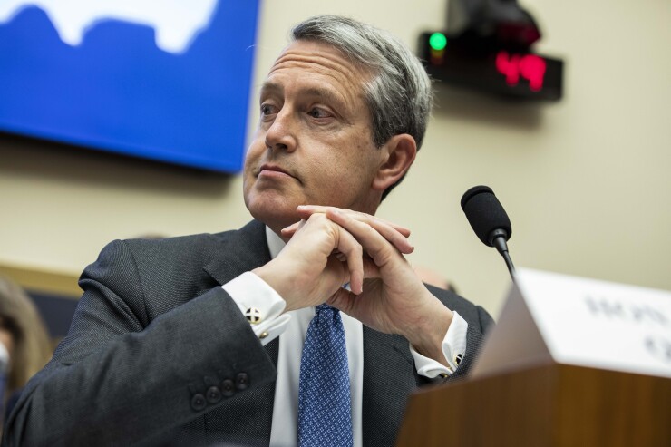 Randal Quarles, vice chairman of supervision at the U.S. Federal Reserve