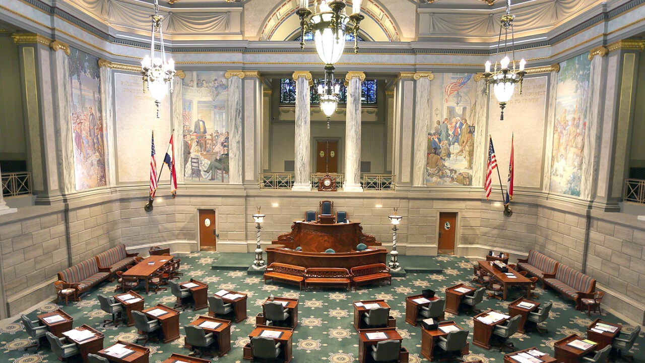 Missouri State Capitol, Senate chambers
