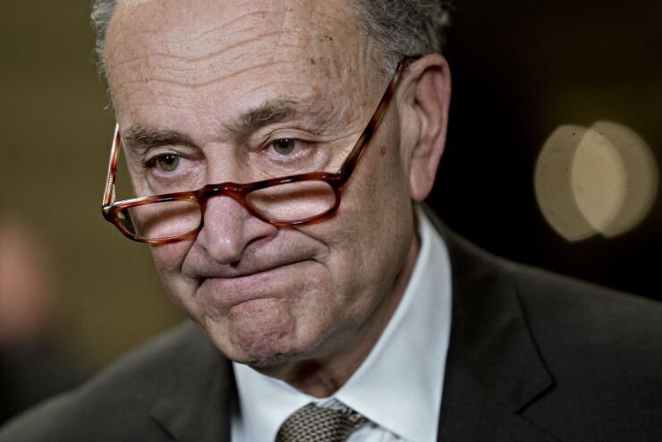 Senate Minority Leader Chuck Schumer, D-NY