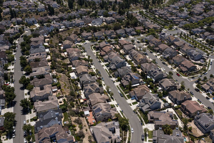 Residential Real Estate As Property Values Fall Across US
