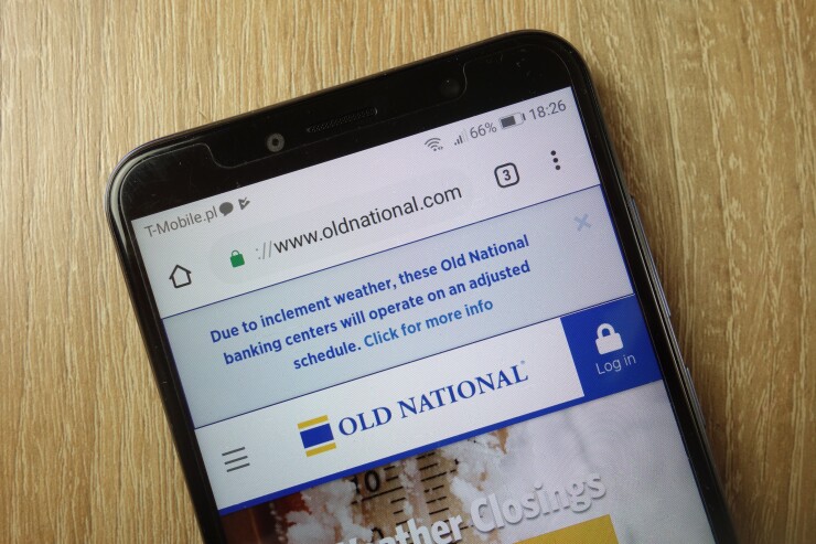 Old National Bank website