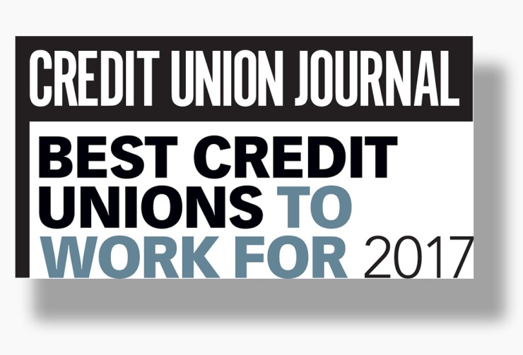 Best Credit Unions to Work For 2017