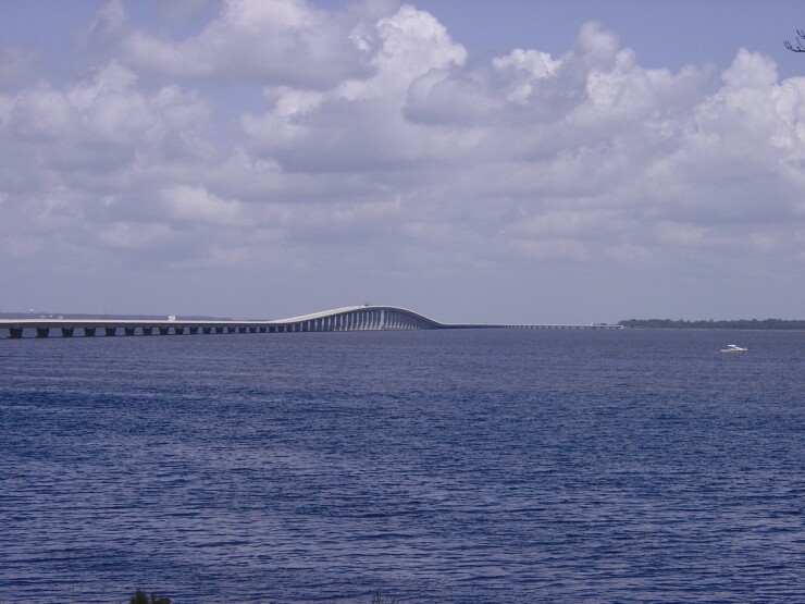 Garcon Point Bridge in Florida