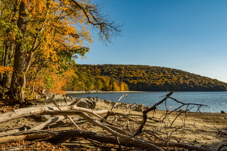 The East Branch Reservoir in Brewster, New York