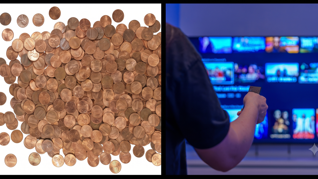 Pennies, streaming services