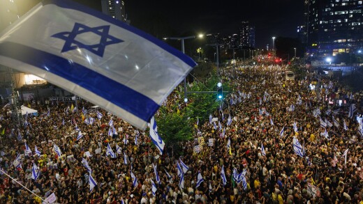 Israelis protest for hostages taken in the Oct. 7 attacks
