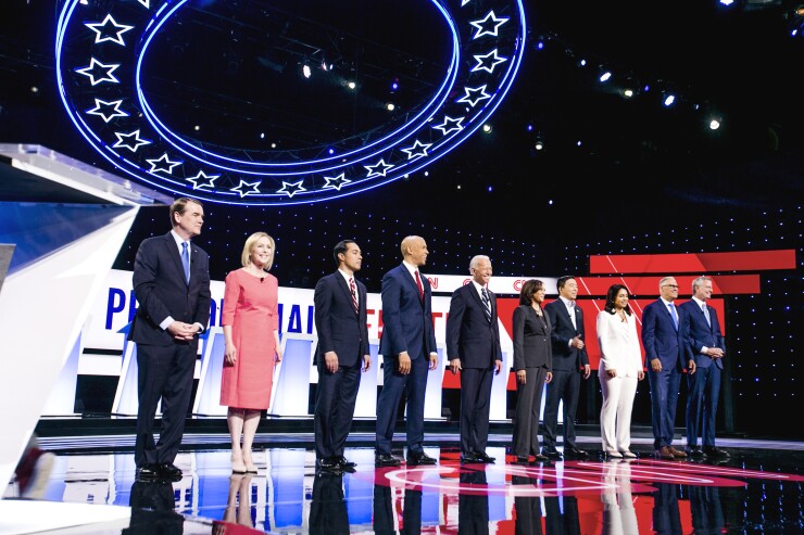 Some presidential candidates' campaigns focus on infrastructure, such as broadband, but the topic may still be fairly ignored as the race goes on.