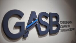 GASB logo at headquarters in Norwalk, Connecticut