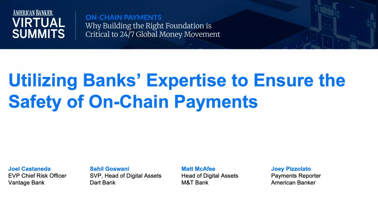 Utilizing Banks' Expertise to Ensure the Safety of On-Chain Payments and Closing Remarks