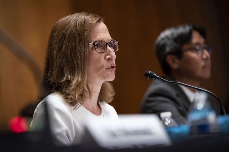 “I won’t say we’re going on a road show, but we’re certainly going to be promoting the fund in hopes it attracts additional investors and the overall amount pledged to the fund increases exponentially,” said FDIC Chair Jelena McWilliams.