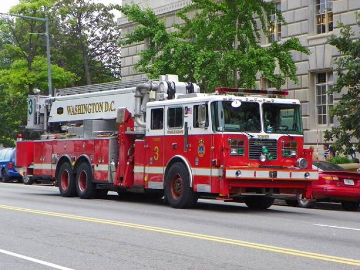 Photo of a DC fire truck