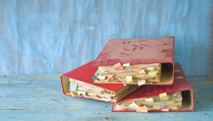 Dust on a financial plan