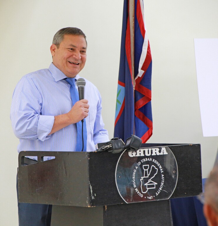 Guam Gov. Eddie Baza Calvo
