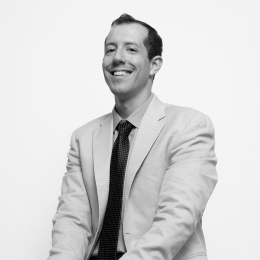 Kyle Glazier B&W Headshot