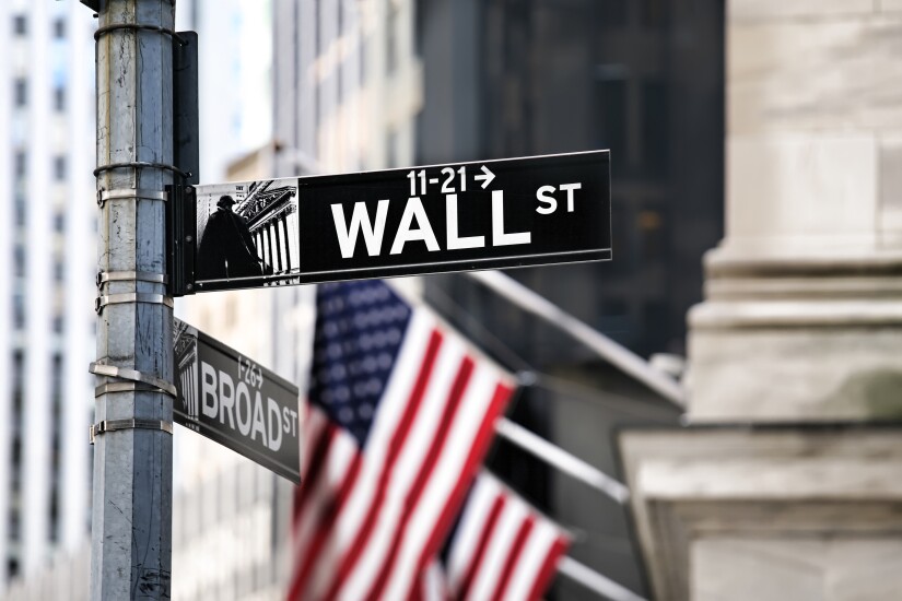 Wall Street sign