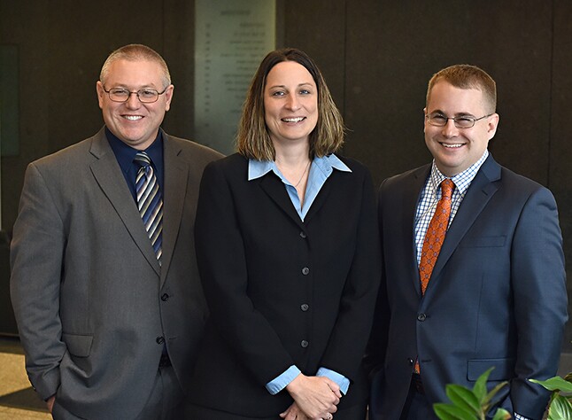 New Kruggel Lawton partners Steve Beasy, Margene Zink and Patrick Lee