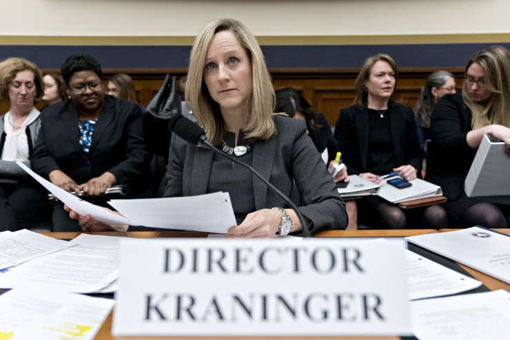 “We knew when the bureau first issued the QM rule that the patch was set to expire in 2021, and recognizing that ... we issued a general QM proposal just a few months ago,” CFPB Director Kathy Kraninger said.