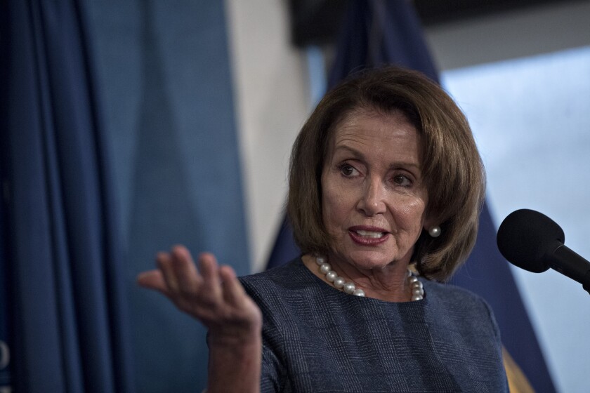 House Minority Leader Nancy Pelosi