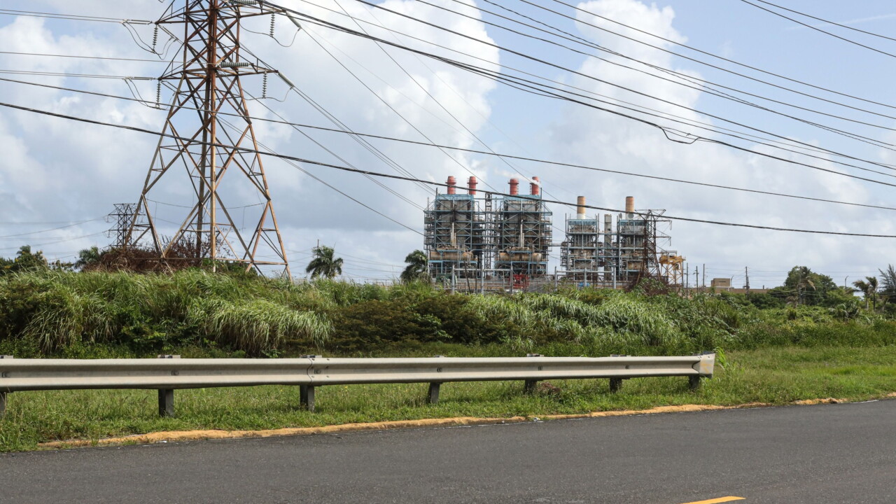 Puerto Rico electric power plant