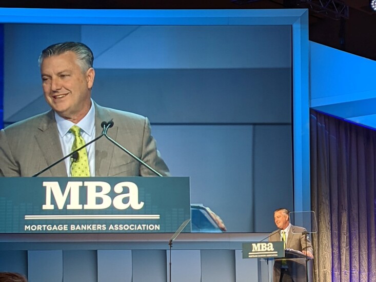 Christopher George gives opening speech at MBA Annual 2019