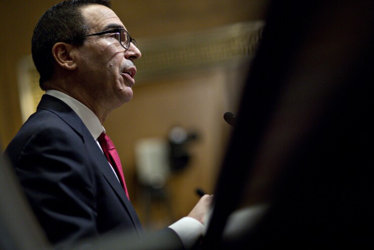 Treasury Secretary Steven Mnuchin