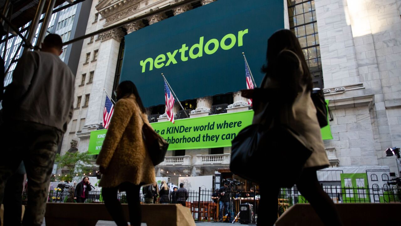 Nextdoor Makes Trading Debut At NYSE
