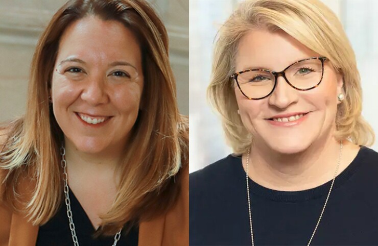 photo of Freda Johnson Award winners Megan Kilgore and Virginia Wong