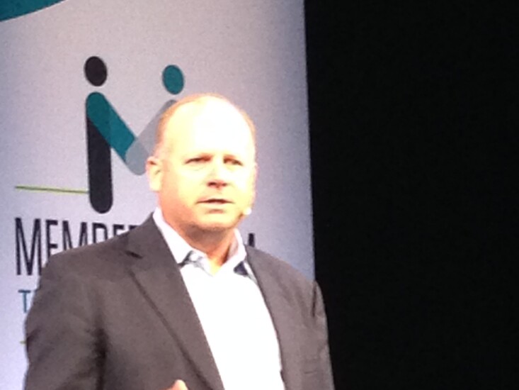 Chuck Fagan, CEO of PSCU, speaking at PSCU's 2017 Member Forum