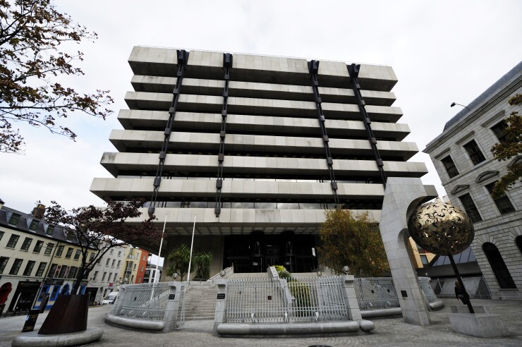 The Central Bank of Ireland in Dublin.