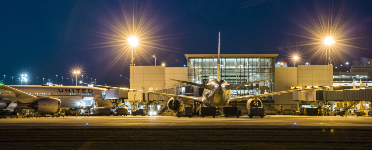Aircraft at Bush Intercontinental Airport in Houston
