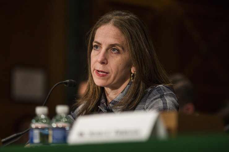Sigal Mandelker, undersecretary for terrorism and financial crimes at the U.S. Treasury.