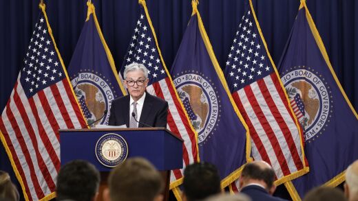 Fed Chair Jerome Powell Holds News Conference On Interest Rates