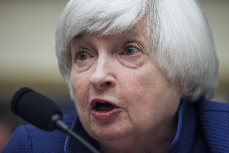 Federal Reserve chairman Janet Yellen