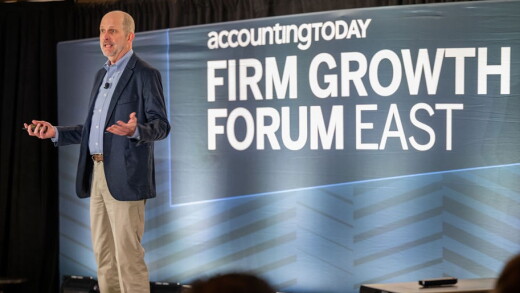 Joe Woodard keynoting at Firm Growth Forum East 2026