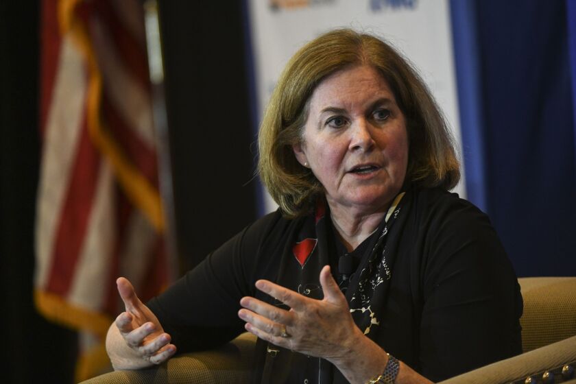 Esther George, the president and CEO of the Federal Reserve Bank of Kansas City, was among the conference’s scheduled speakers.